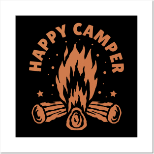 Happy camper Posters and Art